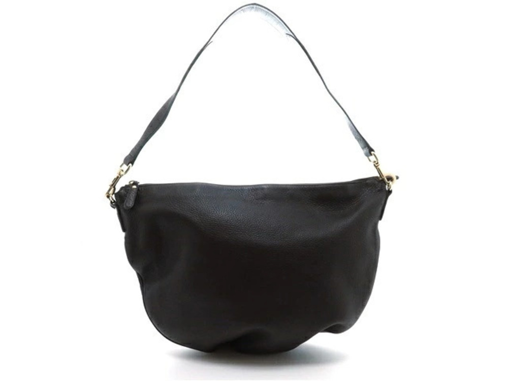 Gucci Hobo Bag Calfskin Dark Brown